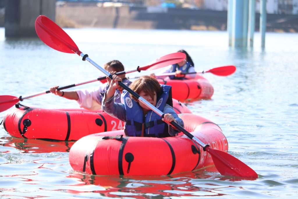 Scenes during the Packrafting Experience
